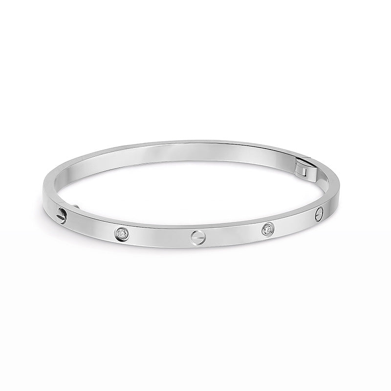 [⭐Glow]LOVE BRACELET 3.65MM 6 DIAMONDS