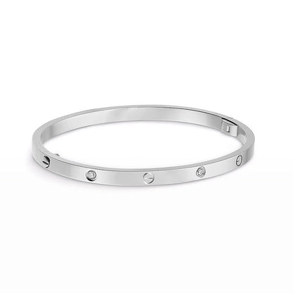 [⭐Glow]LOVE BRACELET 3.65MM 6 DIAMONDS