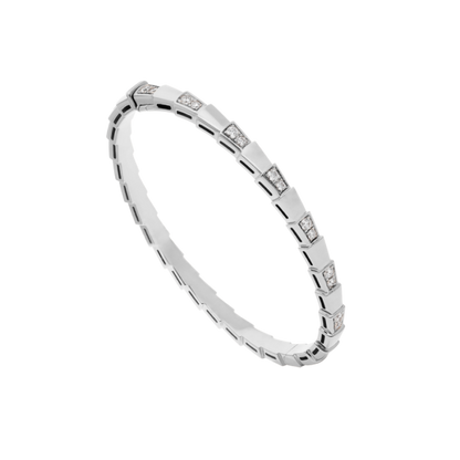 [⭐Glow]SERPENTI BRACELET SILVER DIAMOND