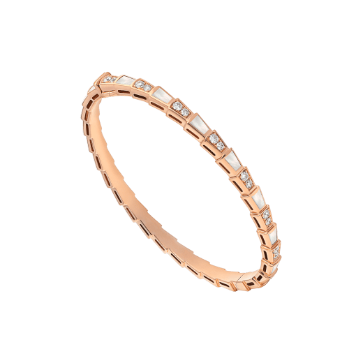 [⭐Glow]SERPENTI BRACELET PINK GOLD MOP DIAMOND