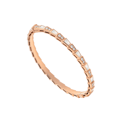 [⭐Glow]SERPENTI BRACELET PINK GOLD MOP DIAMOND