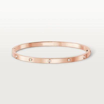 [⭐Glow]LOVE BRACELET 3.65MM 10 DIAMONDS