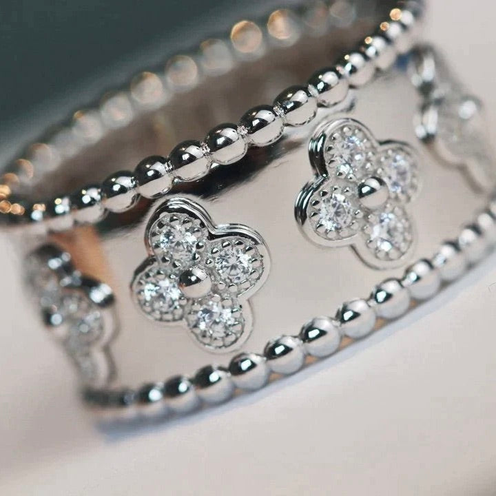 [⭐Glow]CLOVER KALEIDOSCOPE RING 10MM
