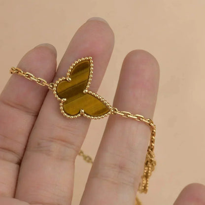 [⭐Glow]LUCKY SPRING 5 MOTIF GOLD BRACELET