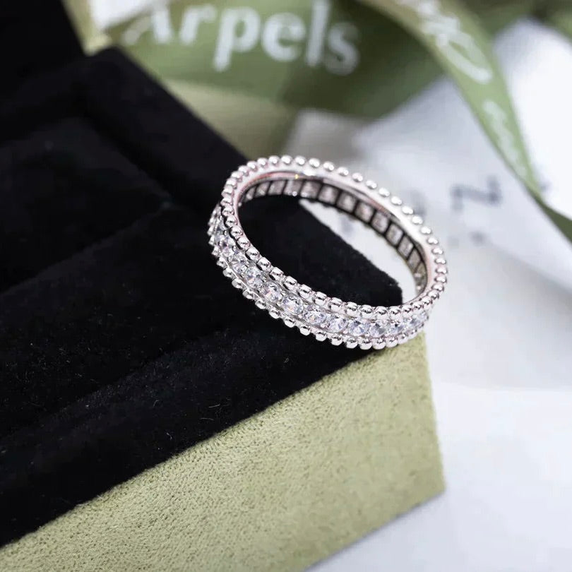 [⭐Glow]PERLEE DIAMOND SILVER RING