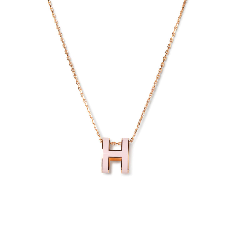 [⭐Glow]POP H PEDANT PINK GOLD