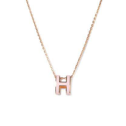 [⭐Glow]POP H PEDANT PINK GOLD