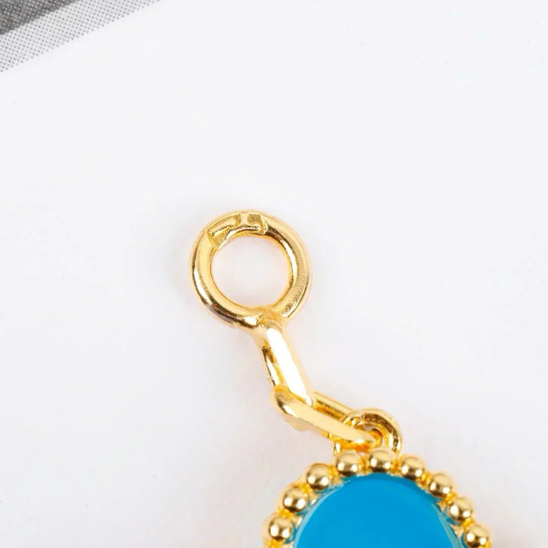 [⭐Glow] CLOVER 5 MOTIF TURQUOISE BRACELET COLLECTION