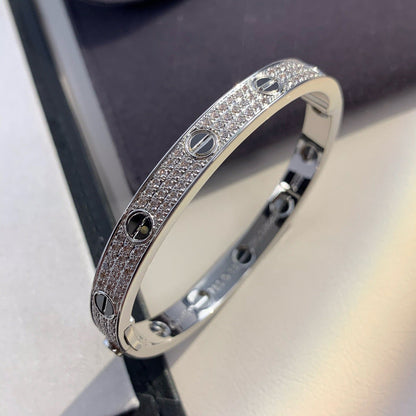 [⭐Glow]LOVE BRACELET 6.1MM DIAMOND-PAVED CERAMIC
