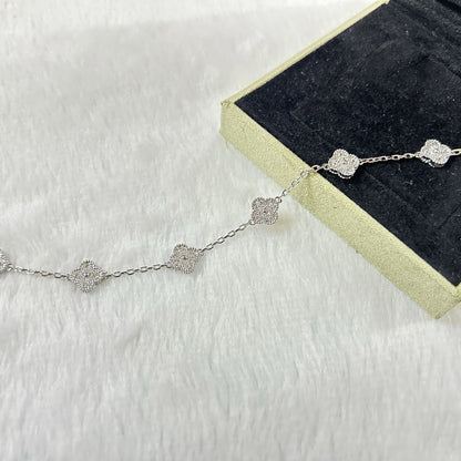 [⭐Glow]CLOVER 6 MOTIF DIAMOND BRACELET