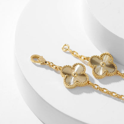 [⭐Glow]CLOVER 10 MOTIFS LASER NECKLACE
