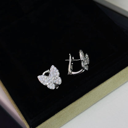 [⭐Glow]BUTTERFLY ALL DIAMOND EARRINGS