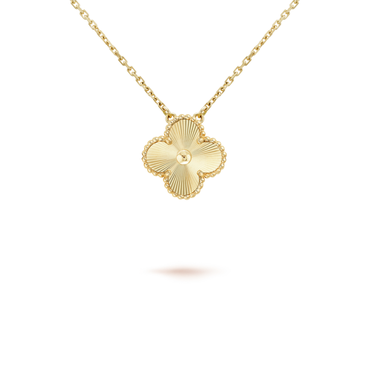 [⭐Glow]CLOVER 15MM LASER NECKLACE