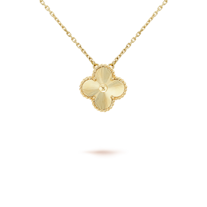 [⭐Glow]CLOVER 15MM LASER NECKLACE