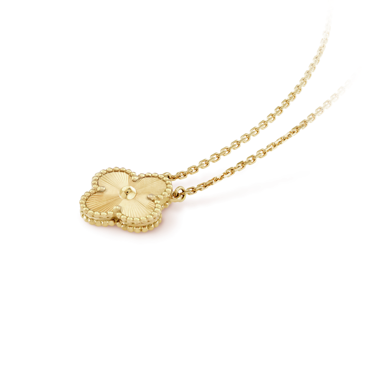 [⭐Glow]CLOVER 15MM LASER NECKLACE