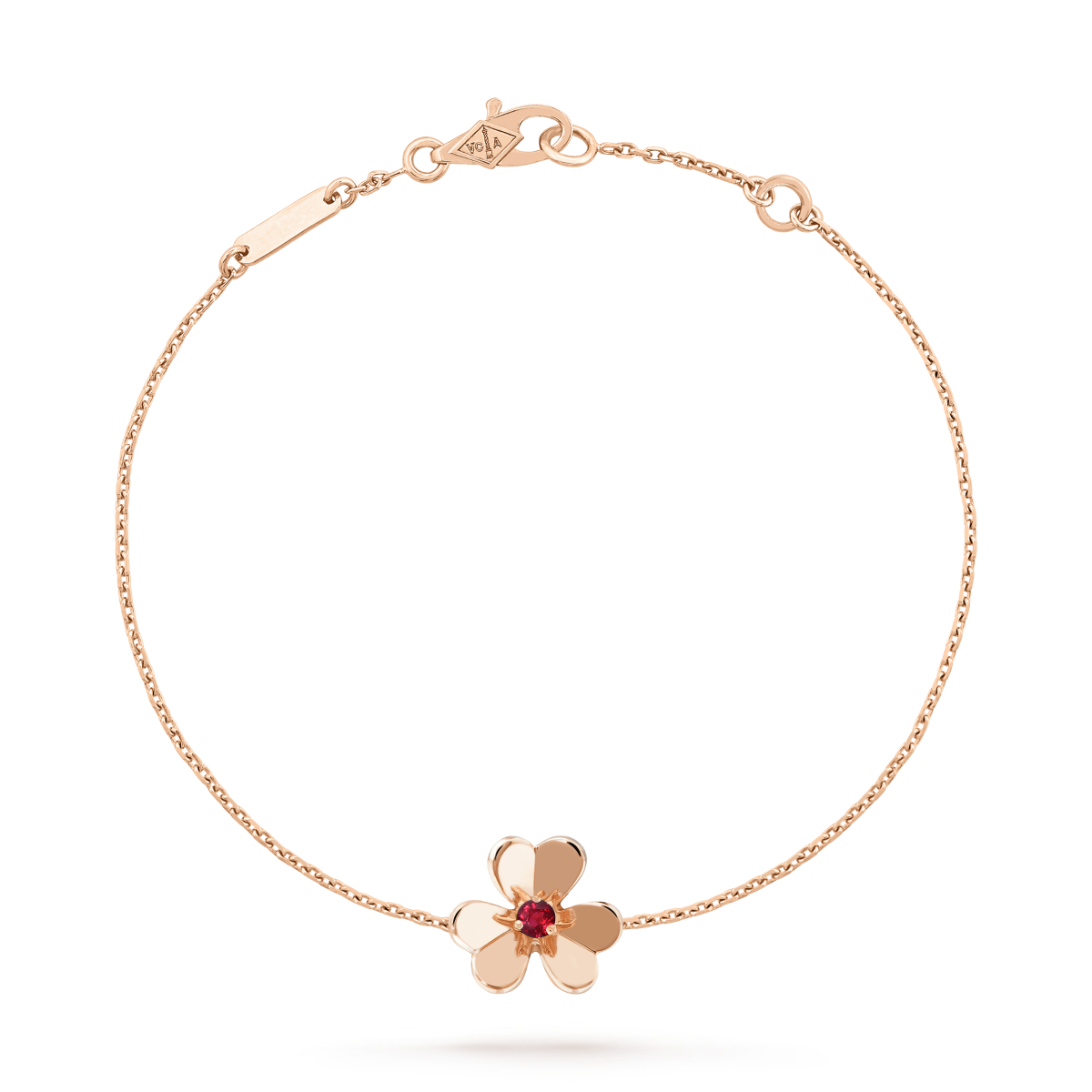 [⭐Glow]FRIVOLE GOLD FLOWER PINK MALACHITE BRACELET