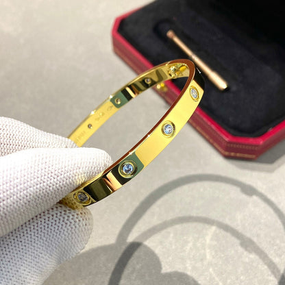 [⭐Glow]LOVE BRACELET 6.1MM 10 DIAMONDS