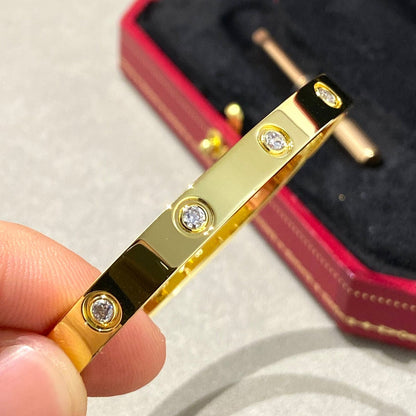 [⭐Glow]LOVE BRACELET 6.1MM 10 DIAMONDS