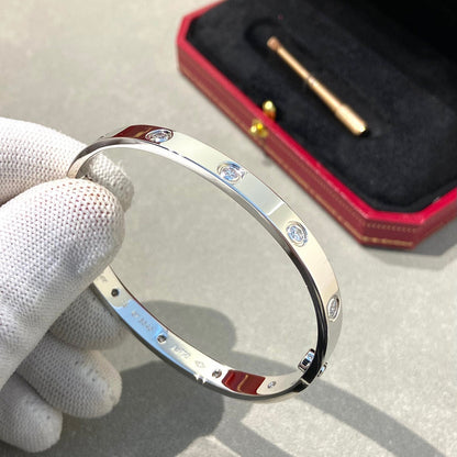[⭐Glow]LOVE BRACELET 6.1MM 10 DIAMONDS
