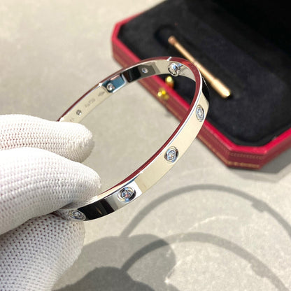 [⭐Glow]LOVE BRACELET 6.1MM 10 DIAMONDS