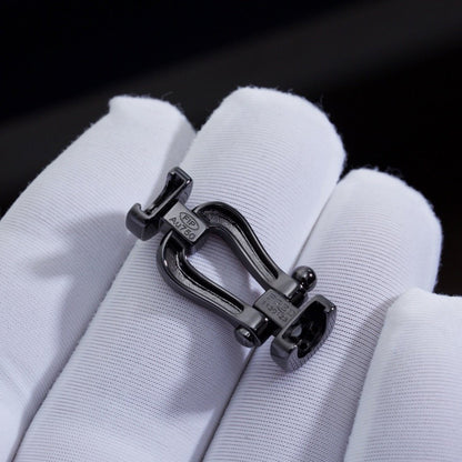 [⭐Glow]FORCE LARGE SERIES HORSESHOE BLACK SAMURAI BRACELET