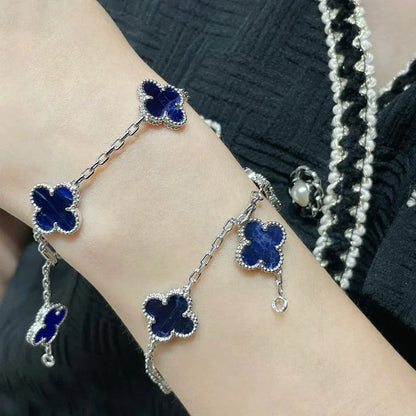 [⭐Glow]CLOVER 5 MOTIF PIETERSITE BRACELET COLLECTION