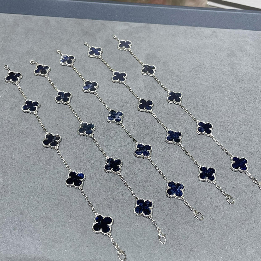 [⭐Glow]CLOVER 5 MOTIF PIETERSITE BRACELET COLLECTION