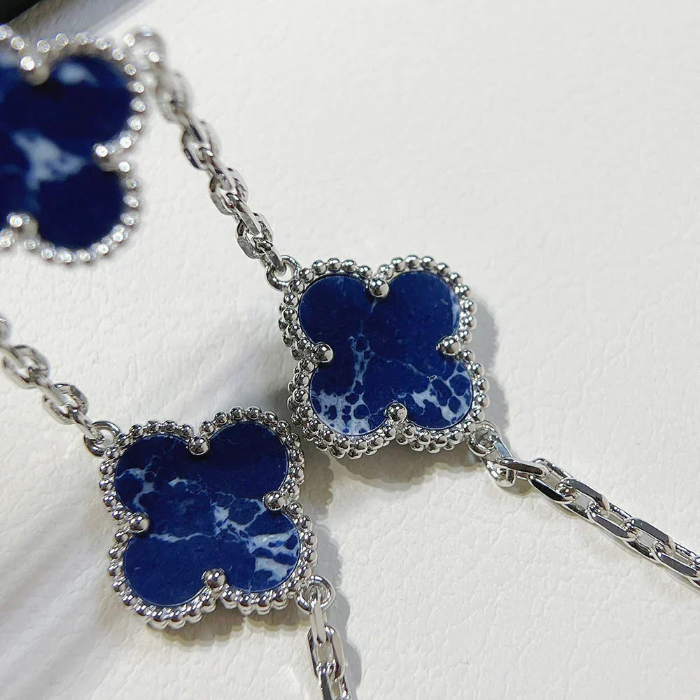 [⭐Glow]CLOVER 5 MOTIF PIETERSITE BRACELET COLLECTION