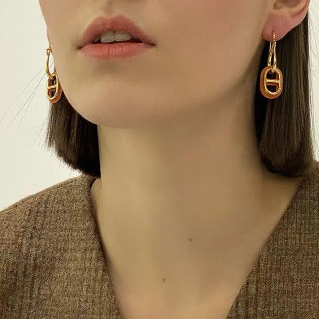 [⭐Glow]HM O'MAILLON GOLD EARRINGS