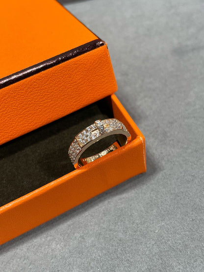 [⭐Glow]KELLY PINK GOLD DIAMOND RING