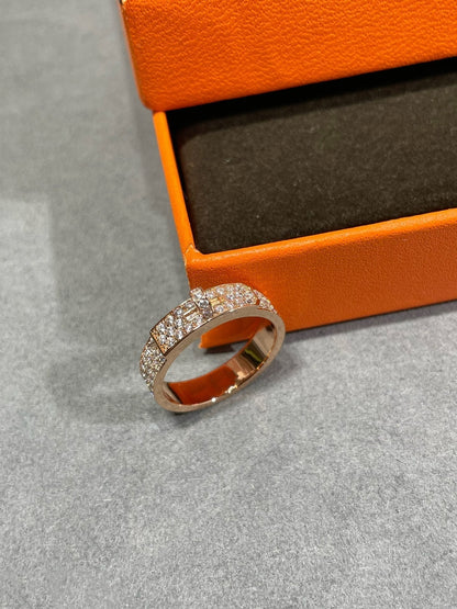 [⭐Glow]KELLY PINK GOLD DIAMOND RING