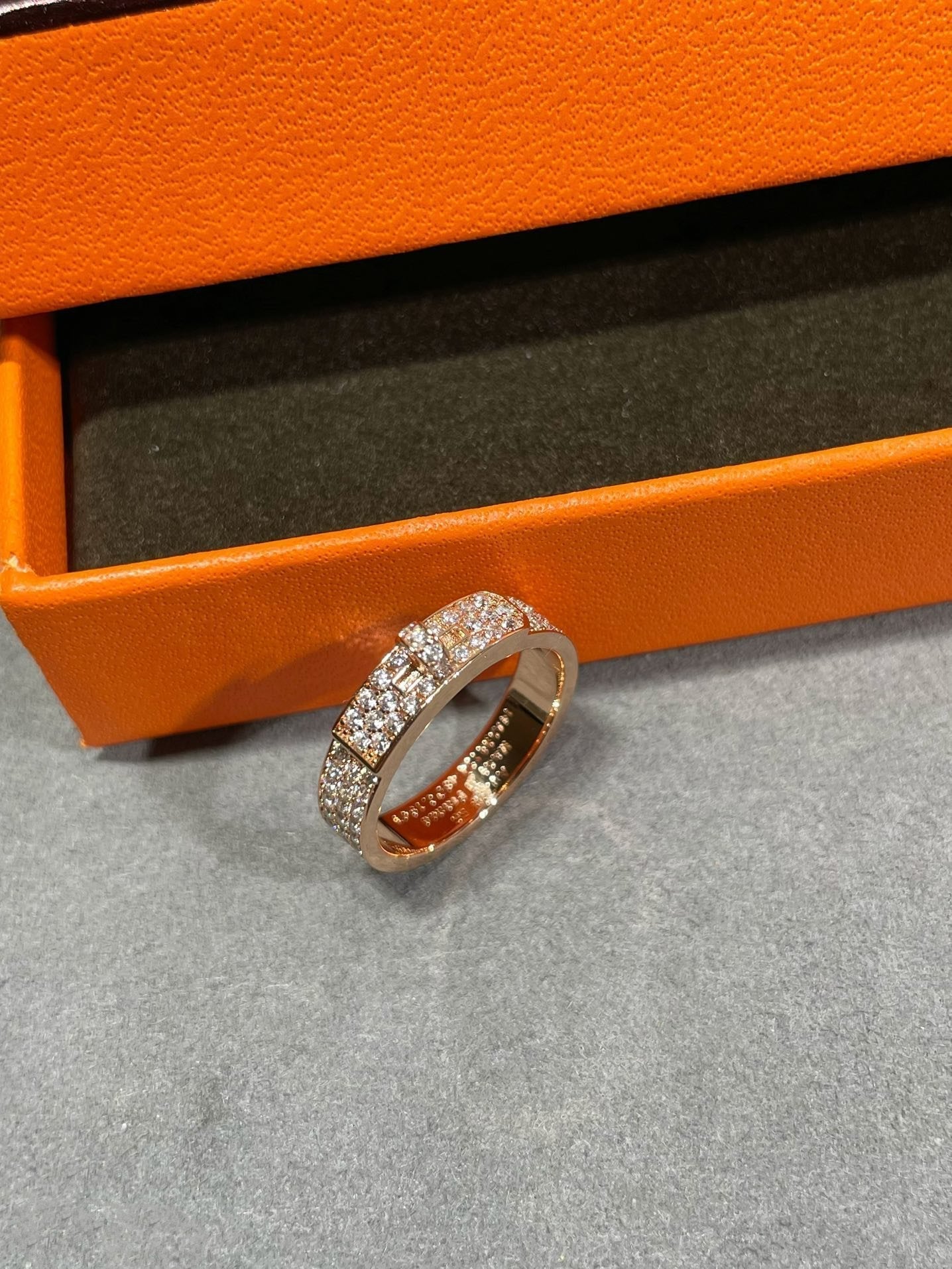 [⭐Glow]KELLY PINK GOLD DIAMOND RING