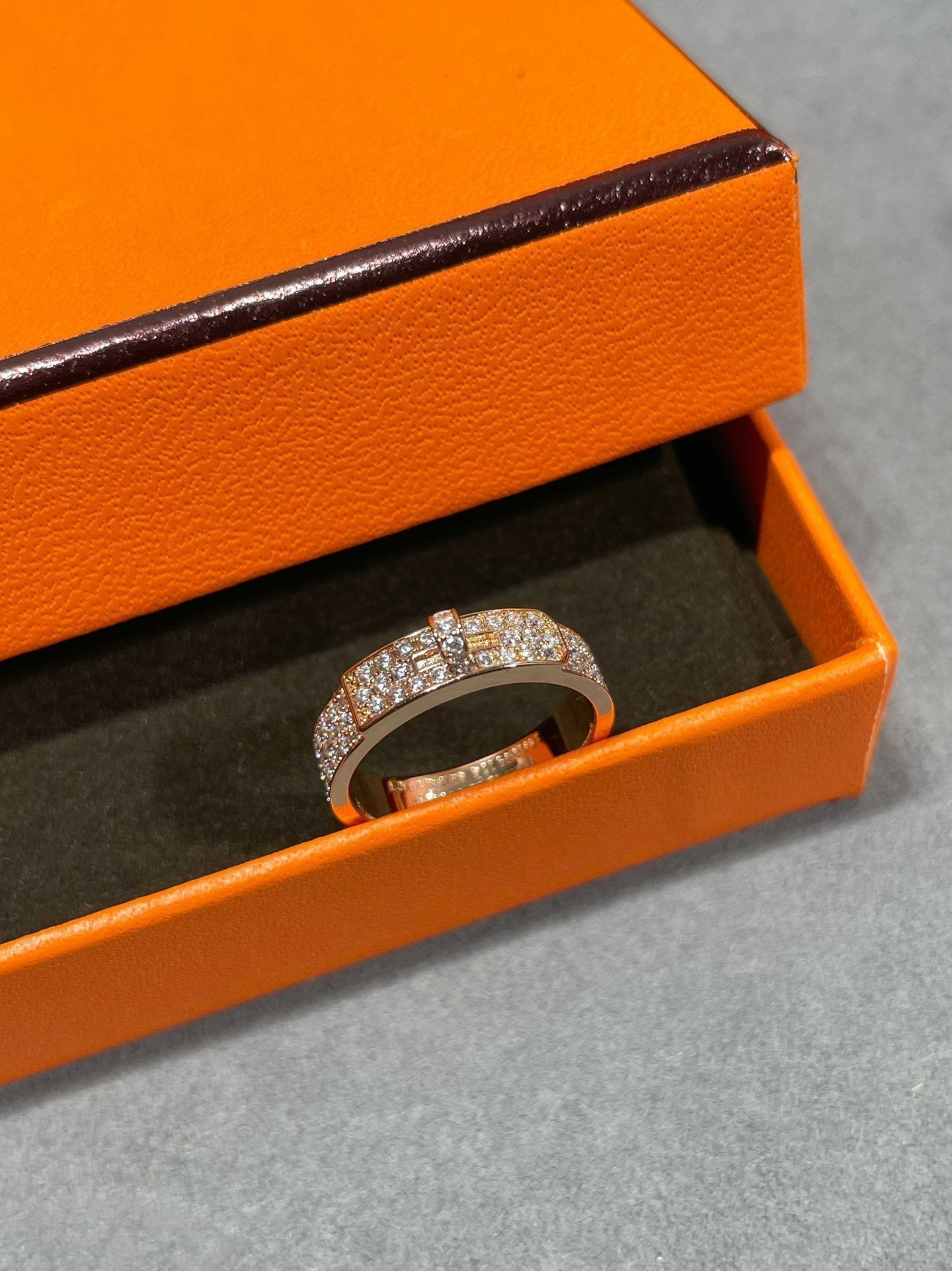 [⭐Glow]KELLY PINK GOLD DIAMOND RING