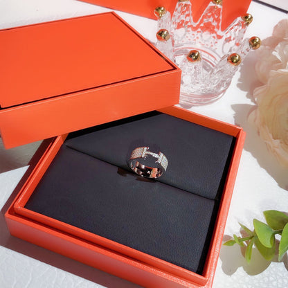 [⭐Glow]H RING FULL DIAMOND