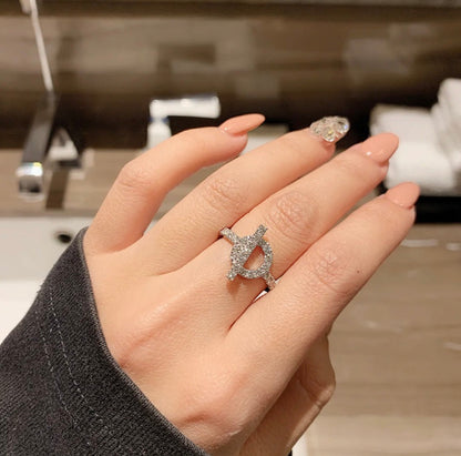 [⭐Glow]ECHAPPEE RING SILVER DIAMOND