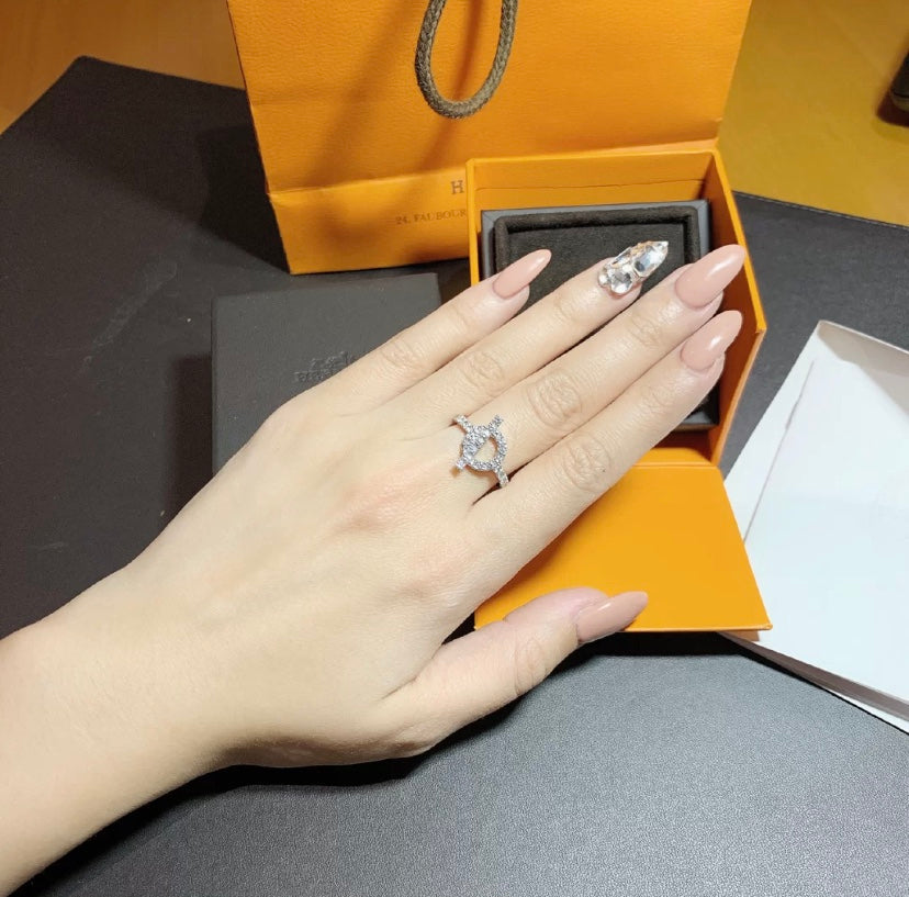 [⭐Glow]ECHAPPEE RING SILVER DIAMOND