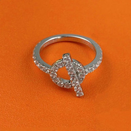 [⭐Glow]ECHAPPEE RING SILVER DIAMOND