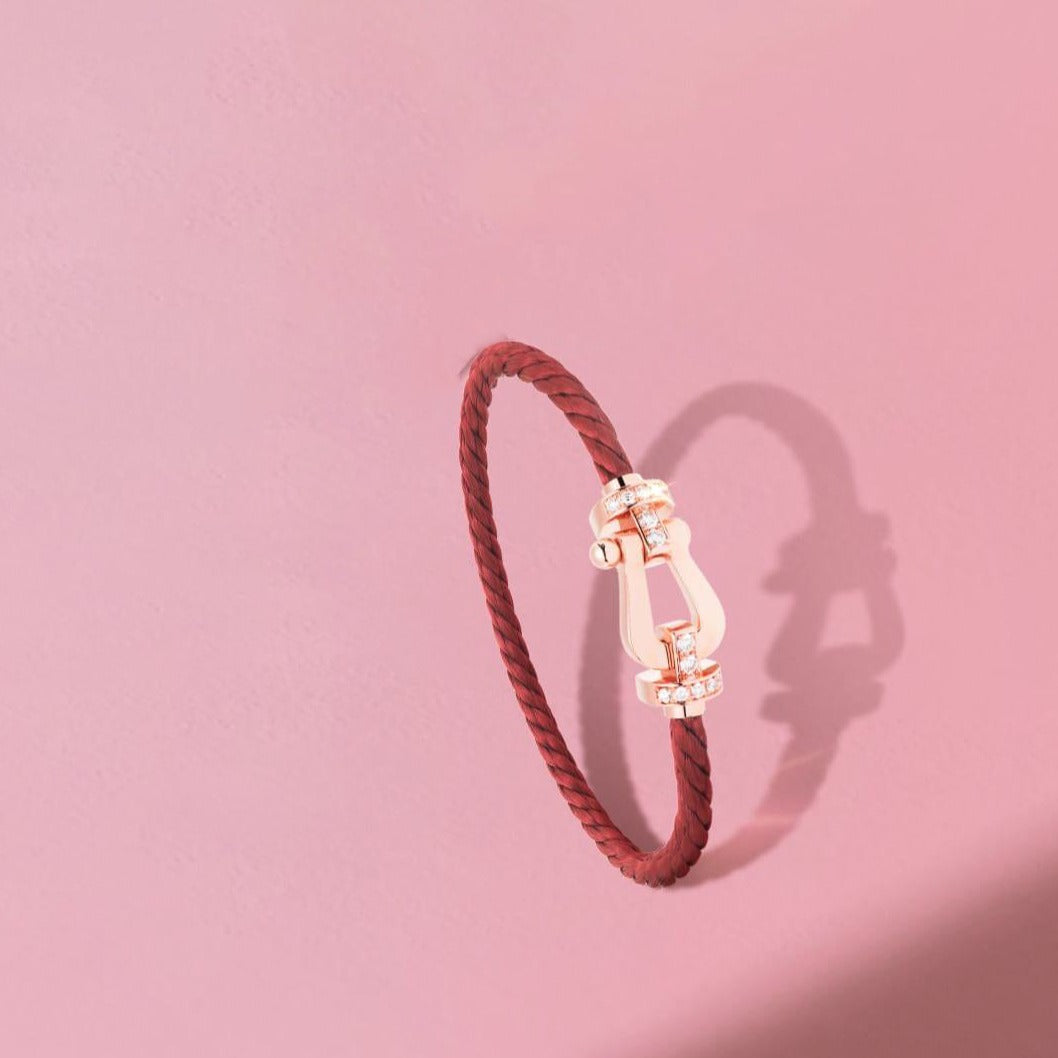 [⭐Glow]FORCE 10 HALF DIAMOND PINK GOLD RED CORDERI LARGE AND MEDIUM MODEL