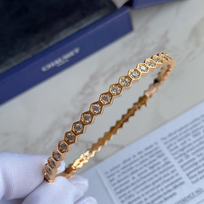 [⭐Glow]BEE LOVE GOLD BRACELET FULL DIAMOND