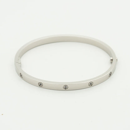 [⭐Glow]LOVE BRACELET 3.65MM 10 DIAMONDS