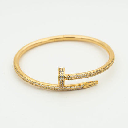 [⭐Glow]JUSTE BRACELET 3.5MM ALL DIAMONDS