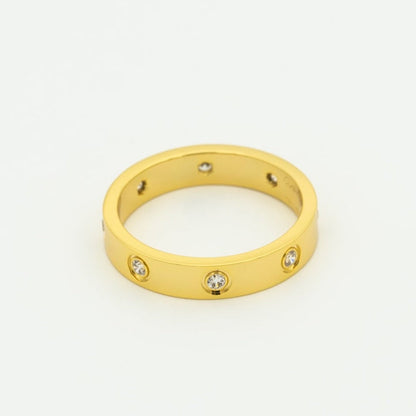 [⭐Glow]LOVE RING 3.6MM 8 DIAMONDS
