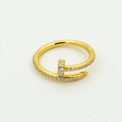[⭐Glow]JUSTE RING 1.8MM GOLD DIAMONDS