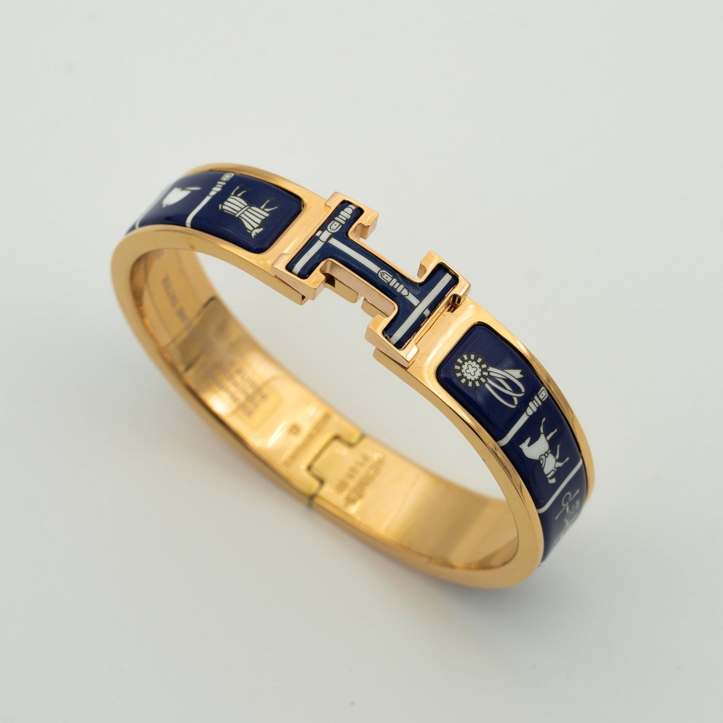 [⭐Glow]H BRACELET BLUE CERAMIC