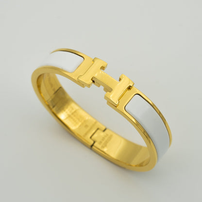 [⭐Glow]H WHITE BRACELET
