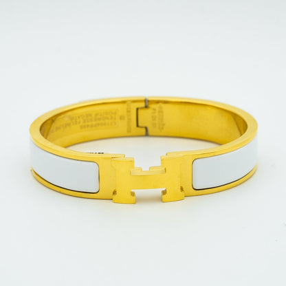 [⭐Glow]H WHITE BRACELET