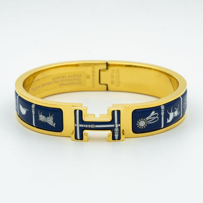 [⭐Glow]H BRACELET BLUE CERAMIC
