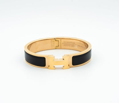 [⭐Glow]H BLACK BRACELET