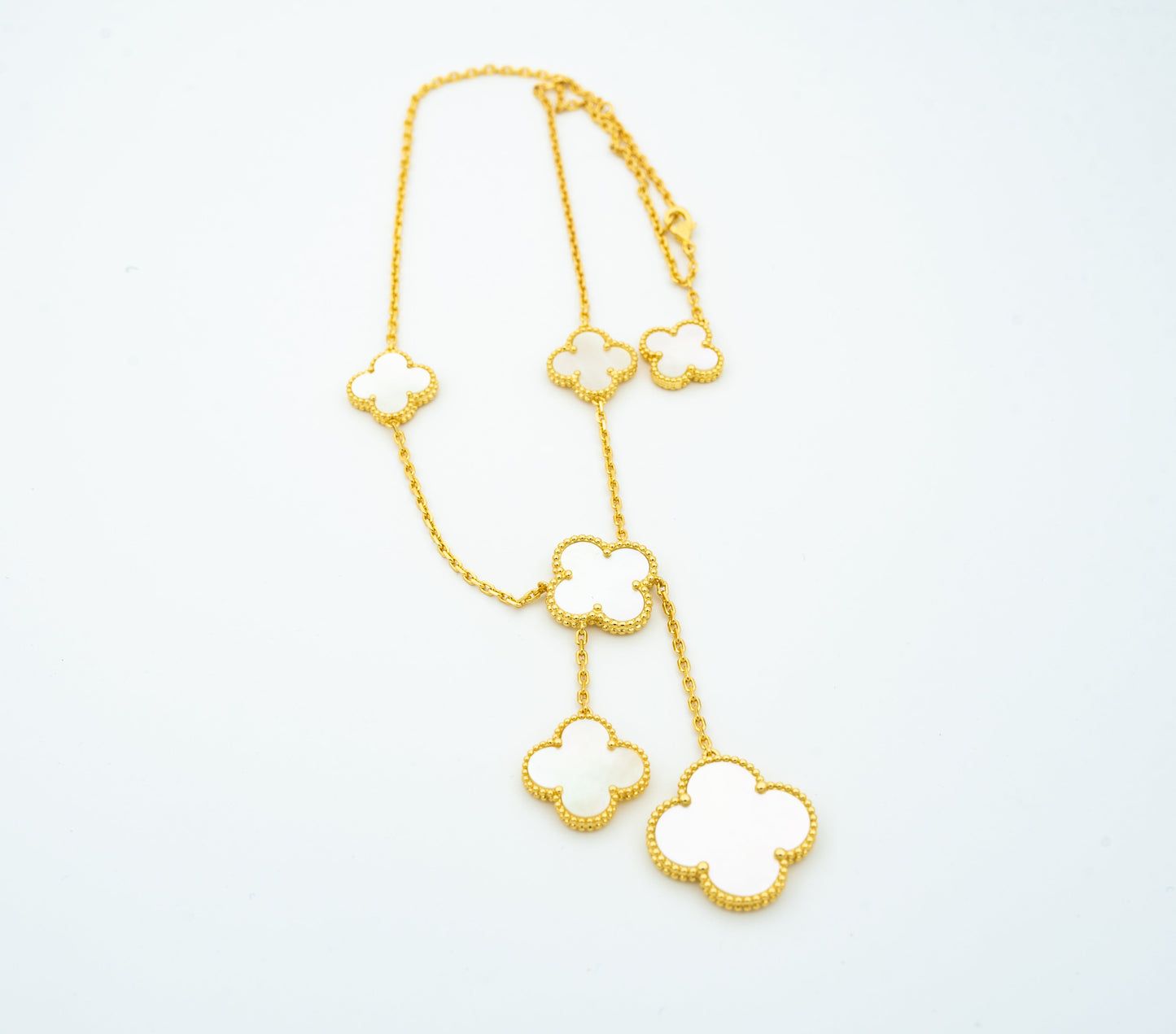 [⭐Glow]CLOVER MOTHER OF PEARL NECKLACE 6 MOTIF