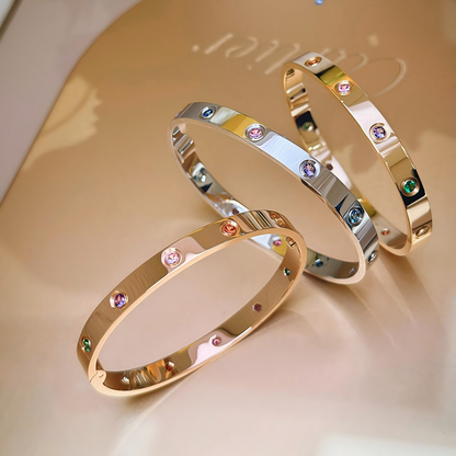 [⭐Glow] 2026 RAINBOW LOVE BRACELET 6.1MM  10 DIAMONDS